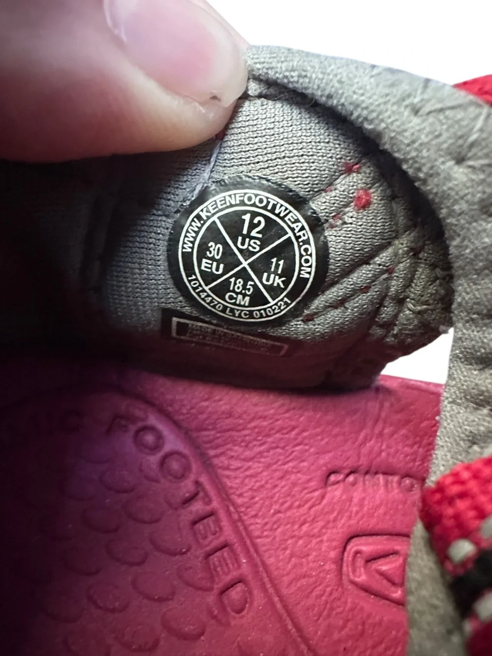Keen Seacamp II CNX Sandals Red Toddler Size  12